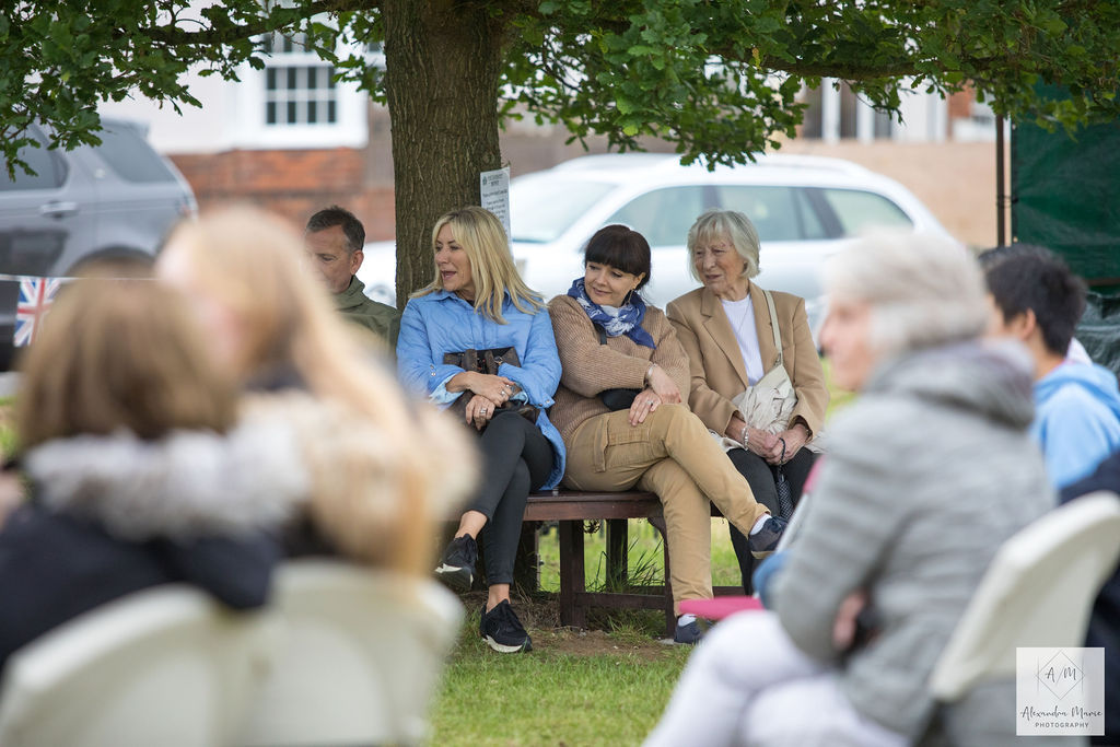 Enjoying the entertainment